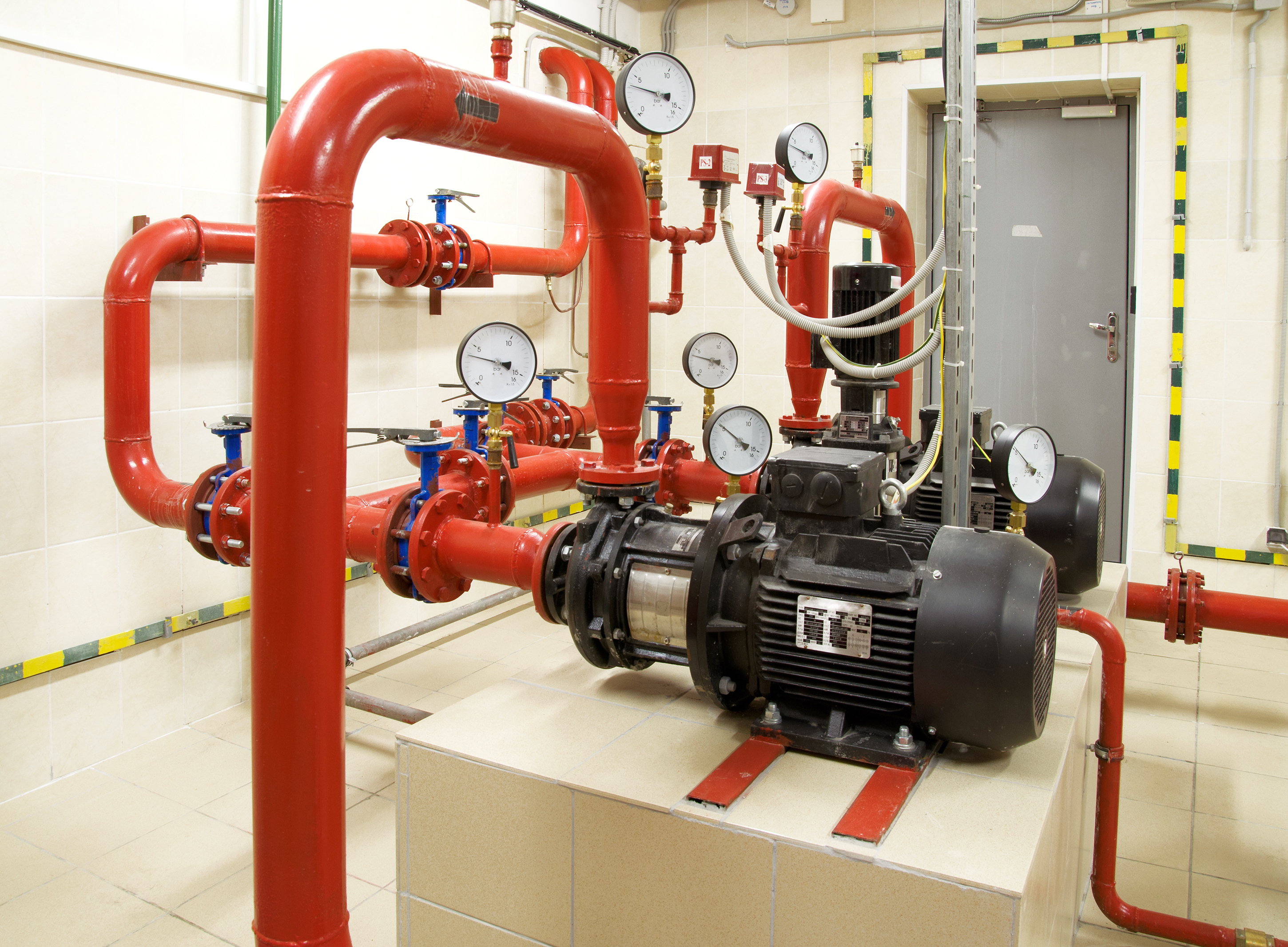 Fire sprinkler control system