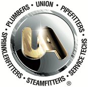 UA Sprinklerfitters Plumbers Pipefitters Service Techs Union logo