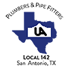 UA Local 142 Plumbers & Pipefitters San Antonio Texas logo