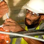 union pipe trades apprentice working