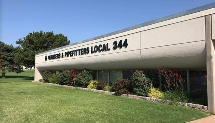 Plumbers and Pipefitters UA Local 344 Union Hall in Oklahoma City