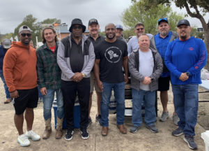 Local 142 Brothers volunteer with USA’s Fishing Event in San Antonio